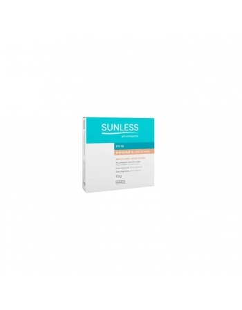 PO COMPACTO FARMAX 10G COM FILTRO SOLAR FPS50 BEGE CLARO