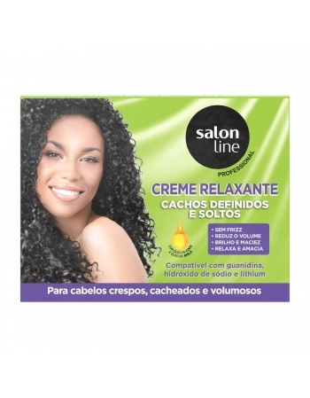 CREME RELAXANTE SALON LINE 200G CACHOS DEFINIDOS E SOLTOS