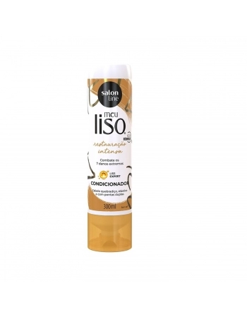 CONDICIONADOR SALON LINE 300ML MEU LISO RESTAURACAO INTENSA