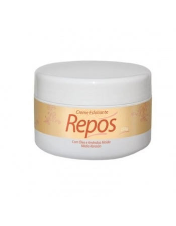 CREME ESFOLIANTE REPOS 250G COM OLEO AMENDOAS MOIDA