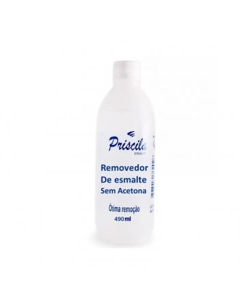REMOVEDOR ESMALTE PRISCILA 490ML SEM ACETONA