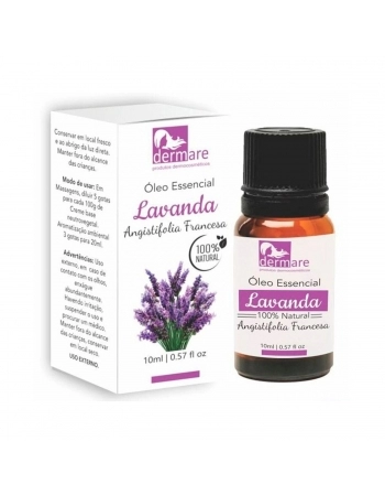OLEO ESSENCIAL DERMARE 10ML LAVANDA