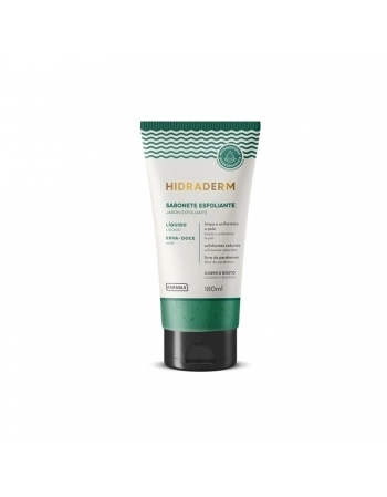 SABONETE LIQUIDO ESFOLIANTE HIDRADERM 180G ERVA DOCE