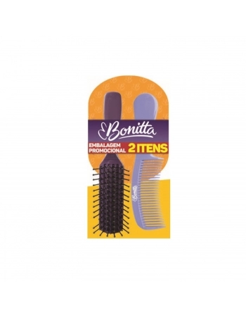 KIT ESCOVA+PENTE CABELO MARCO BONI/BONITTA 629BT