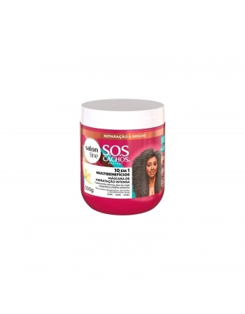 MASCARA SALON LINE 500G SOS CACHOS 10EM1 MULTIBENEFICIOS
