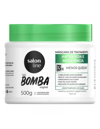MASCARA SALON LINE 500G BOMBA ANTIQUEDA