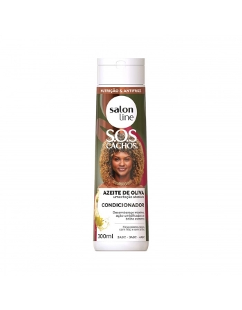 CONDICIONADOR SALON LINE 300ML SOS CACHOS AZEITE DE OLIVA