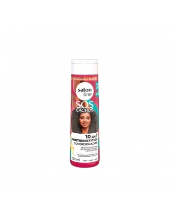 CONDICIONADOR SALON LINE 300ML SOS CACHOS 10EM1 MULTIBENEFICIOS