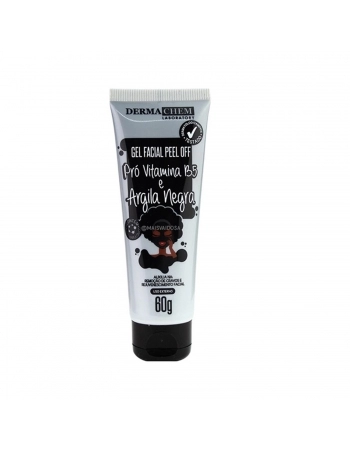 GEL FACIAL DERMACHEM 60G VITAMINA B5 E ARGILA NEGRA
