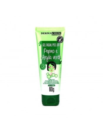 GEL FACIAL DERMACHEM 60G PEPINO E ARGILA VERDE