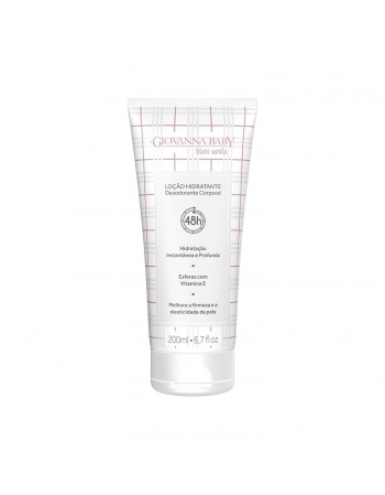 LOCAO HIDRADANTE CORPORAL GIOVANNA BABY 200ML BLANC VANILLA