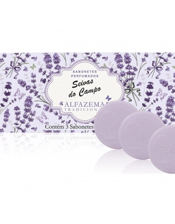 ESTOJO AROMATICA SEIVAS CAMPO 3 SABONETE 90G CD ALFAZEMA