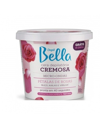 CERA MICROONDAS DBELLA 100GR PETALAS ROSAS