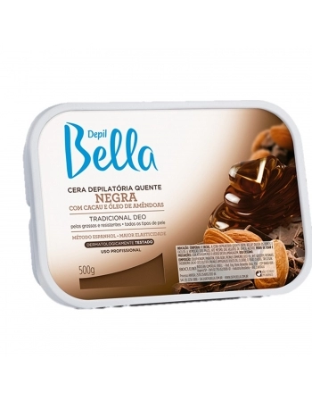 CERA QUENTE DBELLA 500GR NEGRA