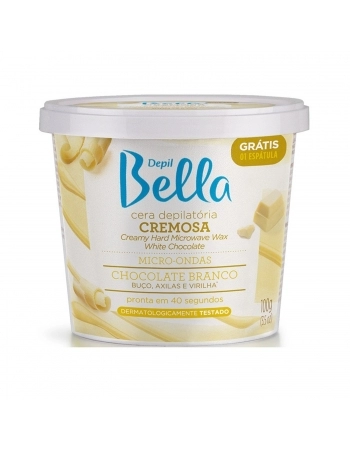 CERA MICROONDAS DBELLA 100GR CHOCOLATE BRANCO