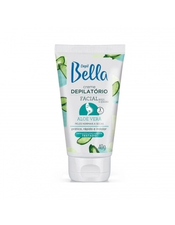 CREME DEPILATORIO FACIAL DBELLA 40GR ALOE VERA