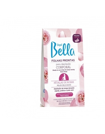 FOLHAS DEPILAÇÃO CORPORAL DBELLA 8PR PETALAS ROSAS