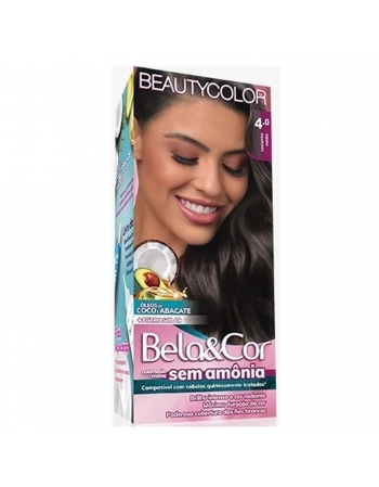 TONALIZANTE BELA COR KIT 4.0 CASTANHO MEDIO