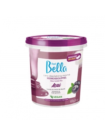 CERA HIDROSSOLUVEL DBELLA 600G ACAI