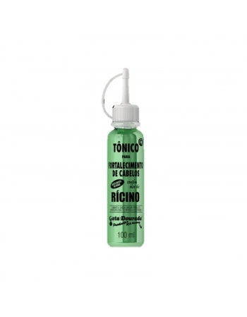 TONICO CAPILAR GOTA DOURADA 100ML FORTALECIMENTO CABELO RICINO