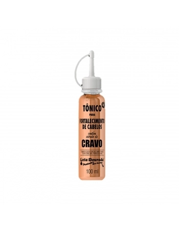 TONICO CAPILAR GOTA DOURADA 100ML FORTALECIMENTO CABELO CRAVO