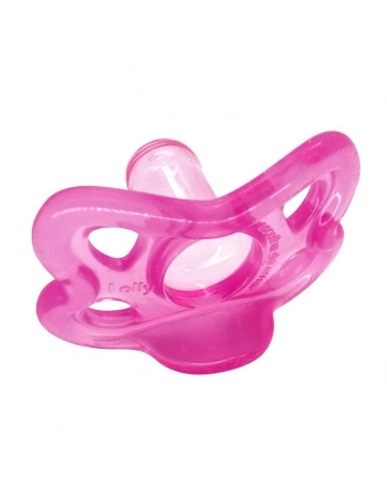 CHUPETA LOLLY 6112 SILICONE REDONDO T2 BLISTER ROSA