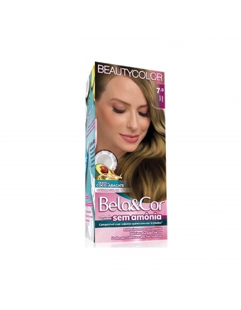TONALIZANTE BELA COR KIT 7.0 LOURO MEDIO