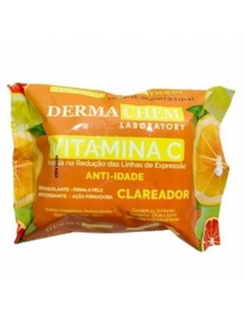LENCO DEMAQUILANTE DERMACHEM VITAMINA C ANTI IDADE C/25UN