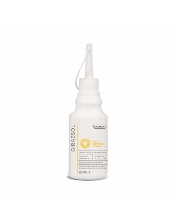 OLEO CORPORAL FARMAX 200ML GIRASSOL VEGETAL C/BICO DOSADOR