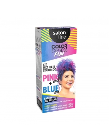 KIT TON C EXPRESS FUN 100ML PINK SHOW+100ML BLUE ROCK