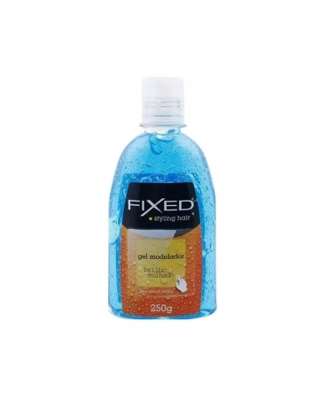 GEL FIXED 250G MODELADOR AZUL BRILHO MOLHADO