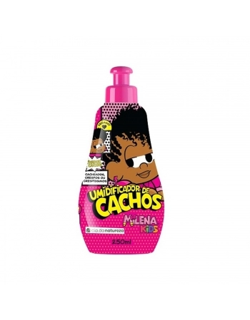 UMIDIFICADOR CACHOS MILENA KIDS 250ML CABELOS CACHEADOS