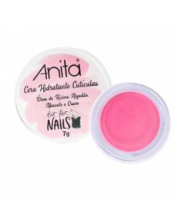 CERA HIDRATANTE ANITA 7G CUTICULAS OLEO DE RICINO/ALGODÃO/ABACATE/CRAVO 515