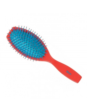 ESCOVA CABELO RICCA OVAL ALMOFADADA CEREJA 2426