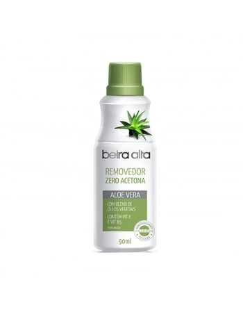REMOVEDOR ESMALTE BEIRA ALTA 90ML ZERO ACETONA ALOE VERA