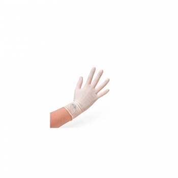 LUVA SANTA CLARA DESCARTAVEL LATEX PARA CABELEIREIROS M 2UN 9842