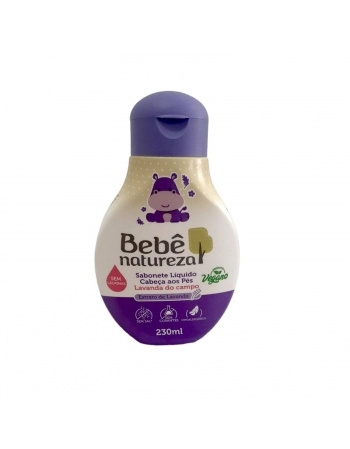 SABONETE LIQUIDO BEBE NATUREZA 230ML LAVANDA
