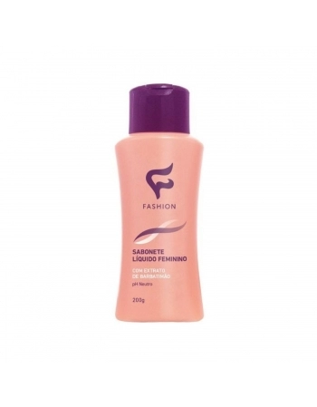 SABONETE LIQUIDO FASHION 200ML INTIMO EXTRATO BARBATIMAO