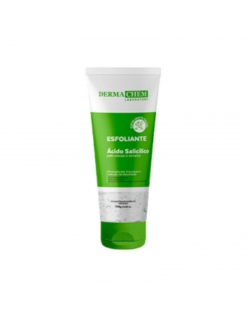 GEL FACIAL ESFOLIANTE DERMACHEM 100G PELE OLEOSA
