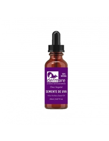 OLEO VEGETAL DERMARE 20ML SEMENTE DE UVA