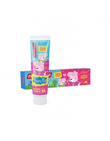 GEL DENTAL DENTALCLEAN INFANTIL PEPPA PIG 50G C/FLUOR APARTIR 3 ANOS