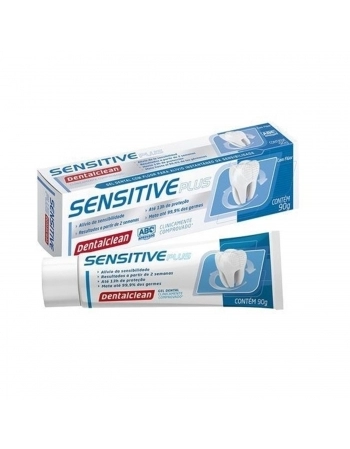 GEL DENTAL DENTALCLEAN SENSITIVE PLUS 90G C/FLUOR