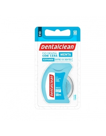 FIO DENTAL DENTALCLEAN COM CERA 50M MENTA