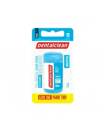FIO DENTAL DENTALCLEAN C/CERA L130P100M MENTA