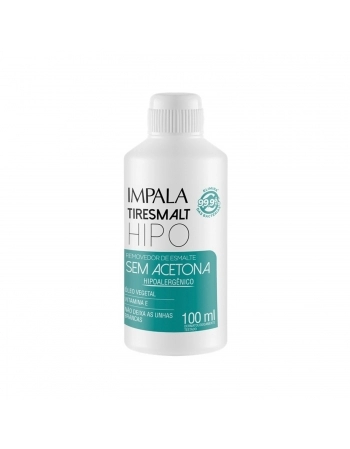 REMOVEDOR ESMALTE IMPALA TIRESMALT HIPO 100ML SEM ACETONA