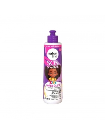 ATIVADOR CACHOS SALON LINE 300ML SOS CACHOS KIDS DEFINICAO