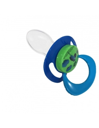 CHUPETA LOLLY 4915 SILICONE ORTODONTICA T2 VIVA BLISTER AZUL