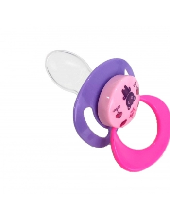 CHUPETA LOLLY 4915 SILICONE ORTODONTICA T2 VIVA BLISTER ROSA