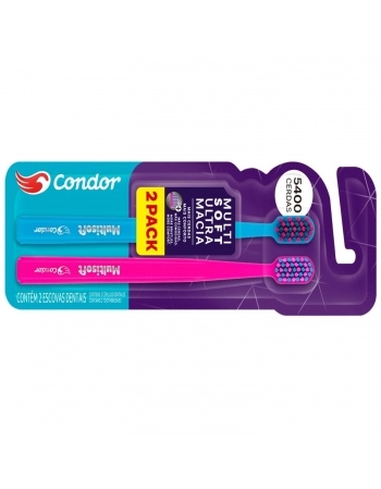ESCOVA DENTE CONDOR MULTISOFT LEVE2PAGUE1 8190 5