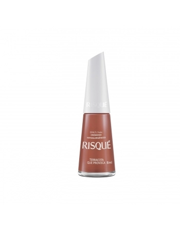 ESMALTE RISQUE CREMOSO SEM BLISTER TERRACOTA Q PROVOCA
